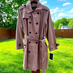 Women's London Fog Double Breasted Trench Coat